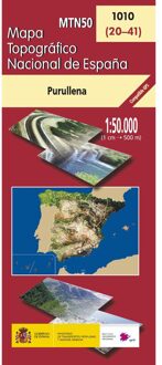Topografische kaart 1010 MT50 Purullena | CNIG - Instituto Geográfico Nacional