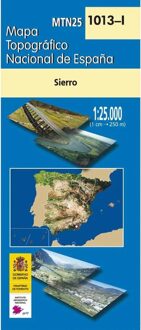 Topografische kaart 1013-I Sierro | CNIG - Instituto Geográfico Nacional