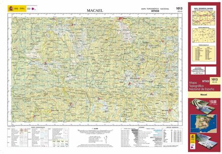 Topografische kaart 1013 MT50 Macael | CNIG - Instituto Geográfico Nacional1