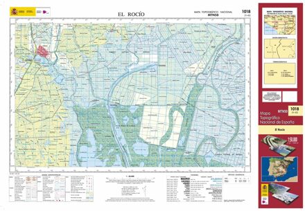 Topografische kaart 1018 MT50 El Rocío | CNIG - Instituto Geográfico Nacional1
