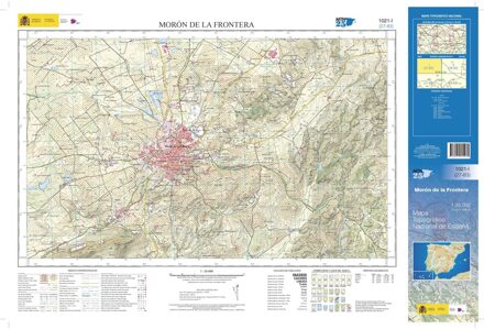 Topografische kaart 1021-I Morón de la Frontera | CNIG - Instituto Geográfico Nacional1