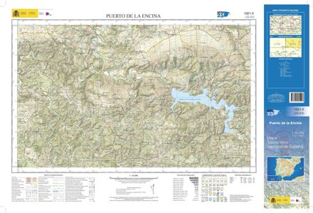Topografische kaart 1021-II Puerto de la Encina | CNIG - Instituto Geográfico Nacional1