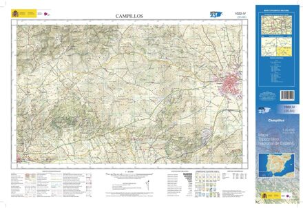 Topografische kaart 1022-IV Campillos | CNIG - Instituto Geográfico Nacional1