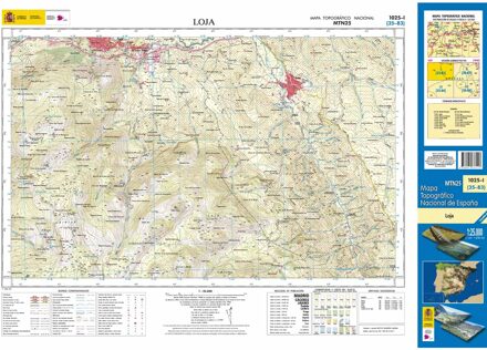 Topografische kaart 1025-I Loja | CNIG - Instituto Geográfico Nacional1