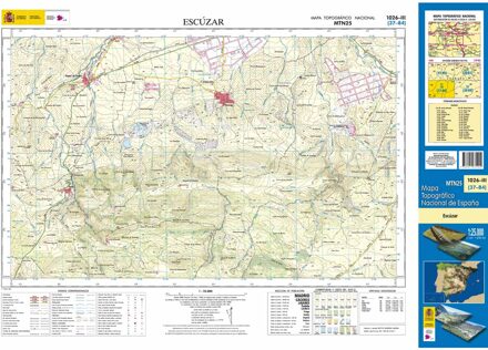 Topografische kaart 1026-III Escúzar | CNIG - Instituto Geográfico Nacional1