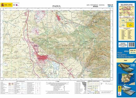 Topografische kaart 1026-IV Padul | CNIG - Instituto Geográfico Nacional1
