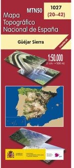 Topografische kaart 1027 MT50 Güéjar Sierra | CNIG - Instituto Geográfico Nacional