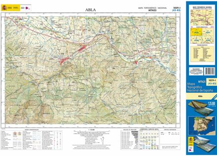 Topografische kaart 1029-I Abla | CNIG - Instituto Geográfico Nacional1