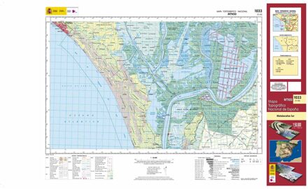 Topografische kaart 1033 MT50 Matalascañas Sur | CNIG - Instituto Geográfico Nacional1