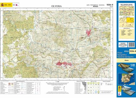 Topografische kaart 1036-II Olvera | CNIG - Instituto Geográfico Nacional1