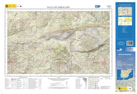 Topografische kaart 1038-II Valle de Abdalajís | CNIG - Instituto Geográfico Nacional1
