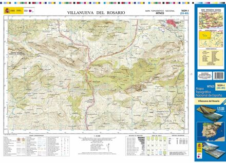 Topografische kaart 1039-I Villanueva del Rosario | CNIG - Instituto Geográfico Nacional1