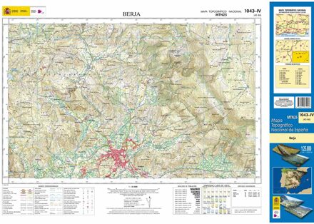 Topografische kaart 1043-IV Berja | CNIG - Instituto Geográfico Nacional1