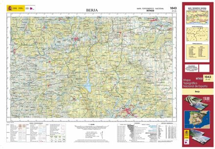 Topografische kaart 1043 MT50 Berja | CNIG - Instituto Geográfico Nacional1