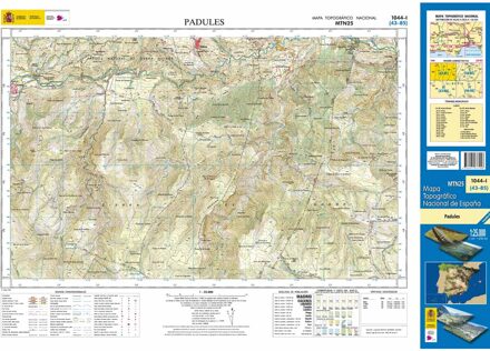 Topografische kaart 1044-I Padules | CNIG - Instituto Geográfico Nacional1