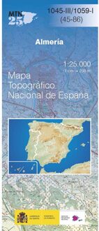 Topografische kaart 1045-III/1059-I Almería | CNIG - Instituto Geográfico Nacional