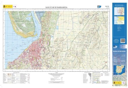 Topografische kaart 1047-II/I Sanlúcar de Barrameda | CNIG - Instituto Geográfico Nacional1