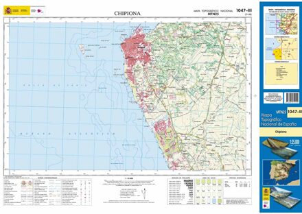 Topografische kaart 1047-III Chipiona | CNIG - Instituto Geográfico Nacional1