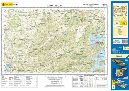 Topografische kaart 1049-IV Abrajanejo | CNIG - Instituto Geográfico Nacional1