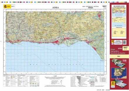 Topografische kaart 1057 MT50 Adra | CNIG - Instituto Geográfico Nacional1