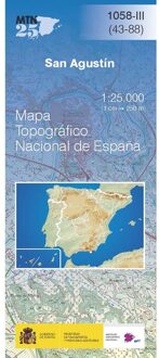Topografische kaart 1058-III San Agustín | CNIG - Instituto Geográfico Nacional