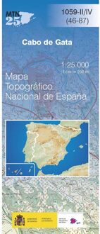 Topografische kaart 1059-II/IV Cabo de Gata | CNIG - Instituto Geográfico Nacional