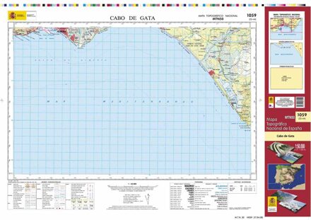 Topografische kaart 1059 MT50 Cabo de Gata | CNIG - Instituto Geográfico Nacional1
