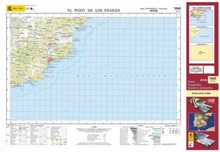 Topografische kaart 1060 MT50 El Pozo de los Frailes | CNIG - Instituto Geográfico Nacional1