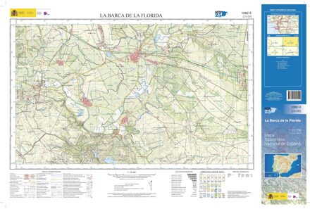 Topografische kaart 1062-II La Barca de la Florida | CNIG - Instituto Geográfico Nacional1