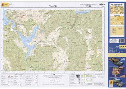 Topografische kaart 1063-II Algar | CNIG - Instituto Geográfico Nacional1