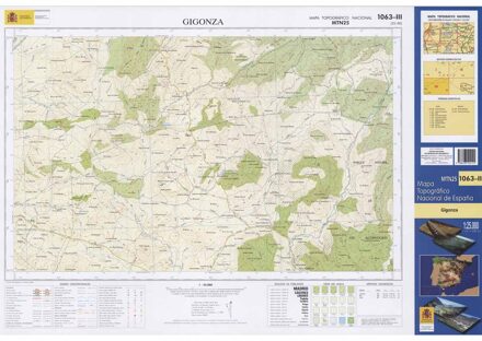 Topografische kaart 1063-III Gigonza | CNIG - Instituto Geográfico Nacional1