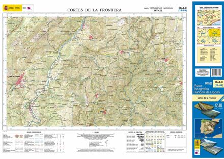 Topografische kaart 1064-II Cortes de la Frontera | CNIG - Instituto Geográfico Nacional1