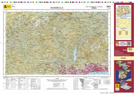 Topografische kaart 1065 MT50 Marbella | CNIG - Instituto Geográfico Nacional1