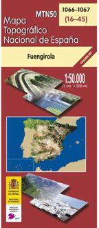 Topografische kaart 1066/1067 MT50 Fuengirola | CNIG - Instituto Geográfico Nacional