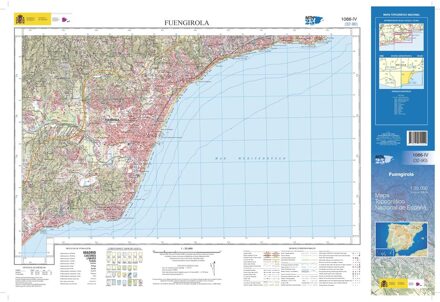 Topografische kaart 1066-IV Fuengirola | CNIG - Instituto Geográfico Nacional1