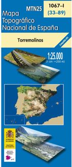 Topografische kaart 1067-I Torremolinos | CNIG - Instituto Geográfico Nacional