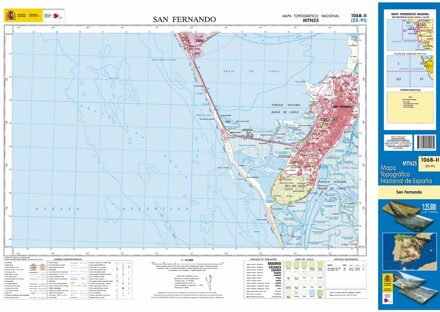 Topografische kaart 1068-II San Fernando | CNIG - Instituto Geográfico Nacional1