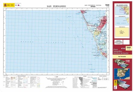 Topografische kaart 1068 MT50 San Fernando | CNIG - Instituto Geográfico Nacional1