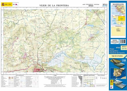 Topografische kaart 1073-II Vejer de la Frontera | CNIG - Instituto Geográfico Nacional1