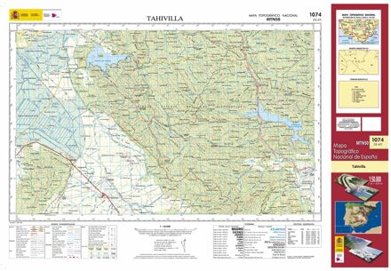 Topografische kaart 1074 MT50 Tahivilla | CNIG - Instituto Geográfico Nacional1