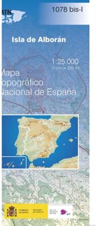 Topografische kaart 1078-Bis-I Isla de Alborán | CNIG - Instituto Geográfico Nacional