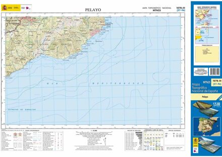 Topografische kaart 1078-III Pelayo | CNIG - Instituto Geográfico Nacional1