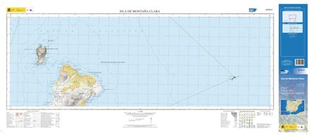 Topografische kaart 1079-IV Isla de Montaña Clara (Lanzarote) | CNIG - Instituto Geográfico Nacional