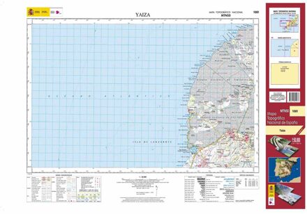 Topografische kaart 1081 MT50 Yaiza (Lanzarote) | CNIG - Instituto Geográfico Nacional1