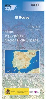 Topografische kaart 1086-I El Roque (Fuerteventura) | CNIG - Instituto Geográfico Nacional