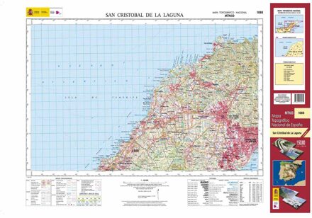 Topografische kaart 1088 MT50 San Cristóbal de la Laguna (Tenerife) | CNIG - Instituto Geográfico Nacional1