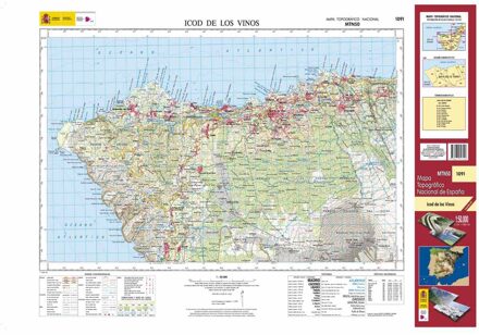 Topografische kaart 1091 MT50 Icod de los Vinos (Tenerife) | CNIG - Instituto Geográfico Nacional1
