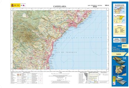 Topografische kaart 1092-II Candelaria | CNIG - Instituto Geográfico Nacional