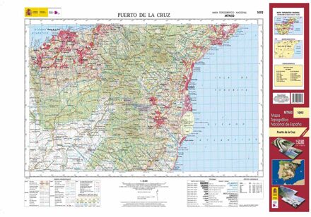 Topografische kaart 1092 MT50 Puerto de la Cruz (Tenerife) | CNIG - Instituto Geográfico Nacional1