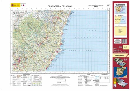 Topografische kaart 1097 MT50 Granadilla de Abona (Tenerife) | CNIG - Instituto Geográfico Nacional1